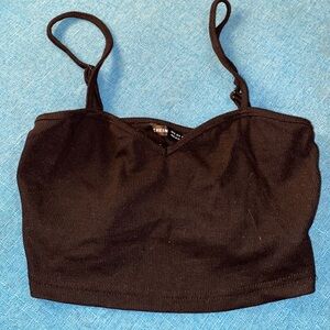 Black crop top